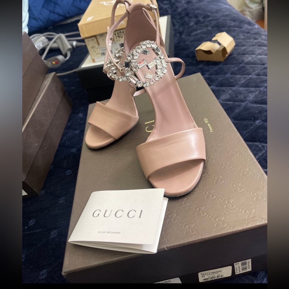 Gucci Nappa Charlotte heels